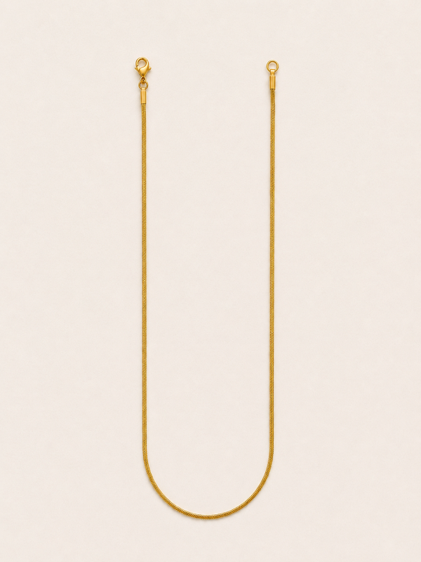 Flat snake chain 22 inch 3