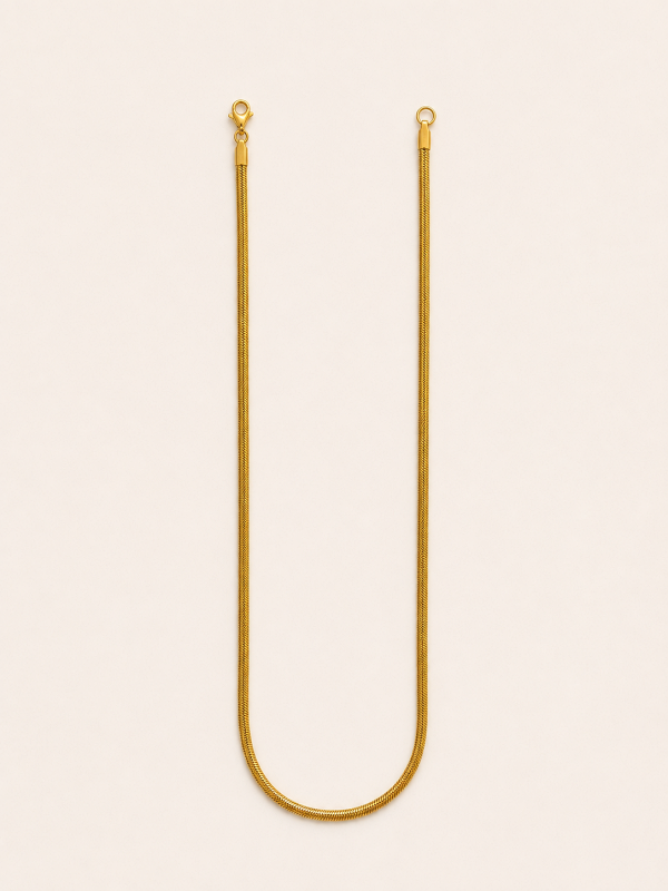 Flat snake chain 22 inch 4