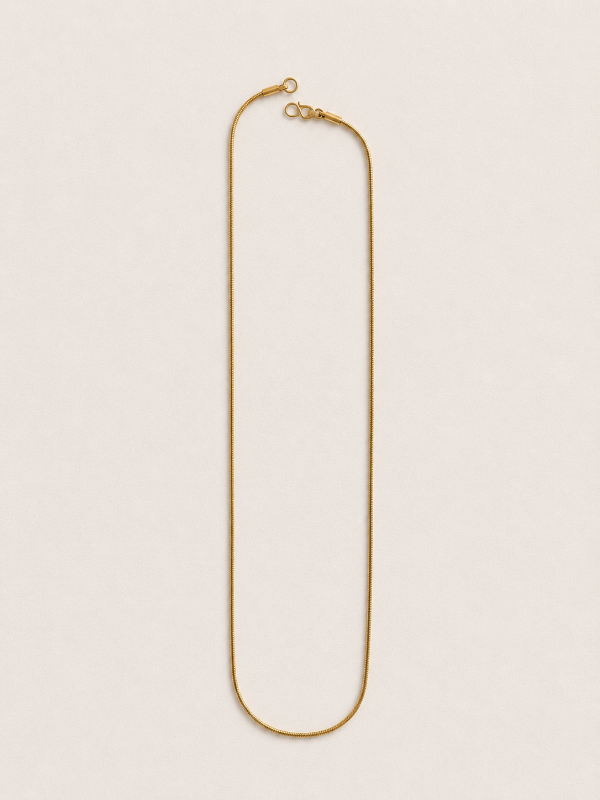 Round snake chain 28 inch 2