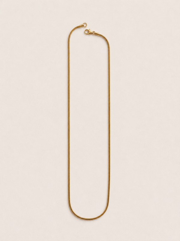 Round snake chain 28 inch 2